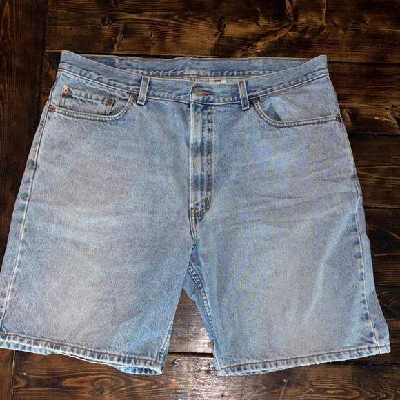 Levi's Light Blue Jean Shorts - Picture 3 of 7